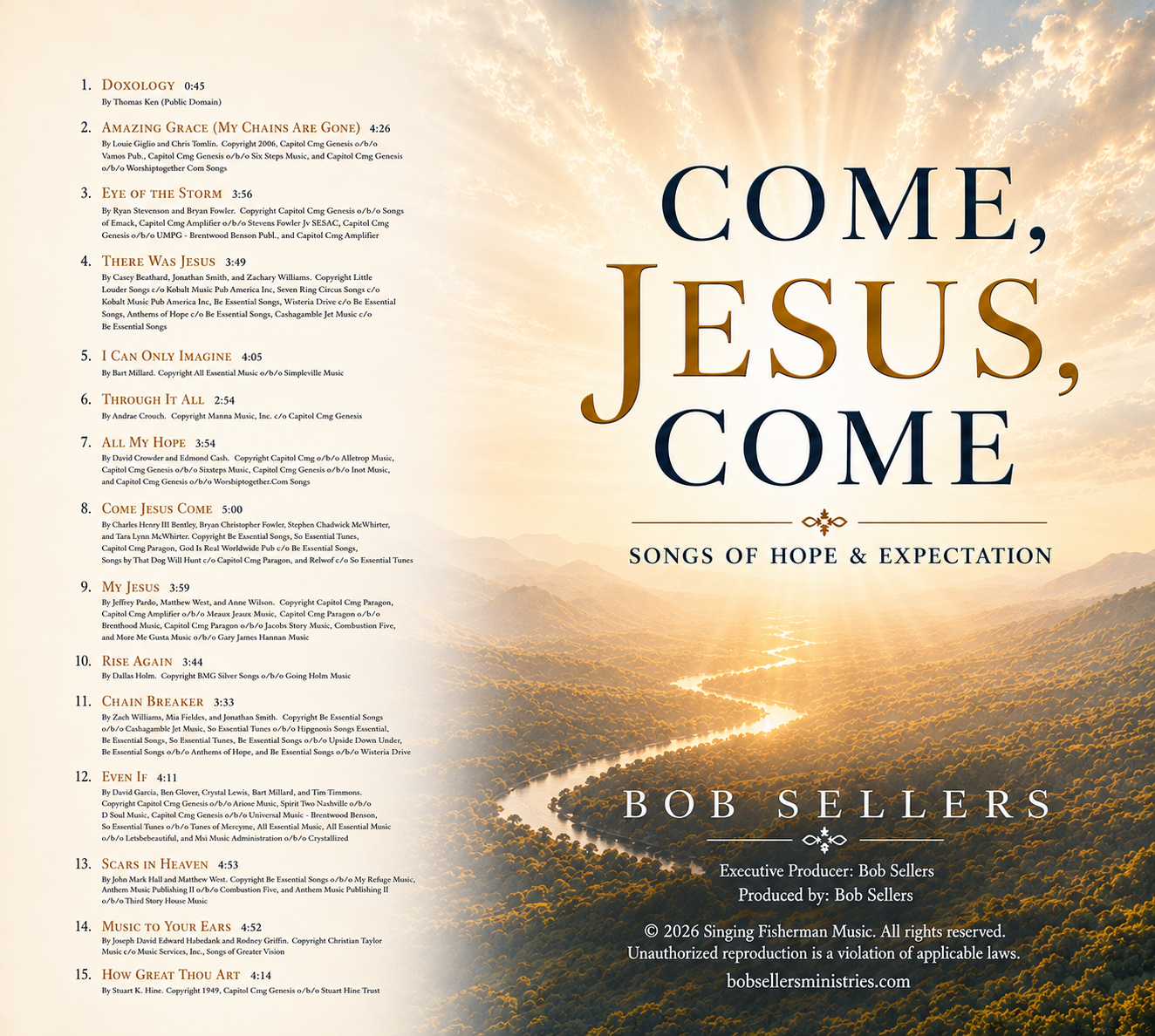BSM CD - Come Jesus Come